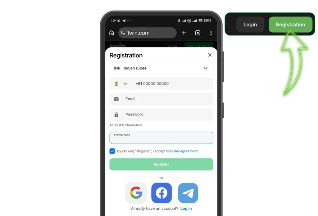 1win App Registration