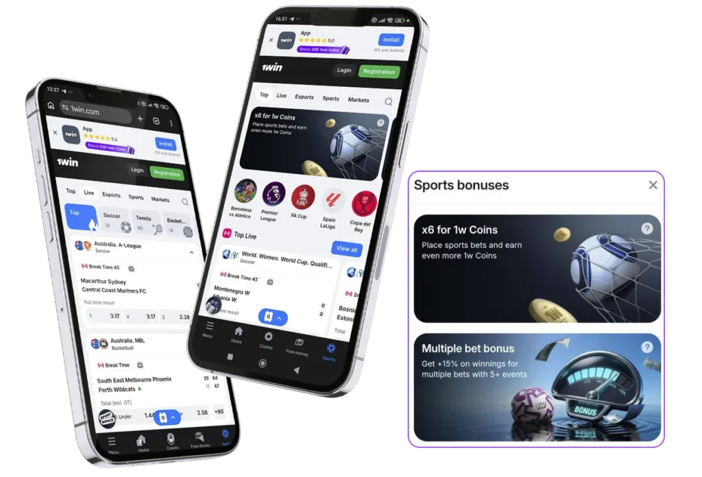 Betting Options in 1win India App